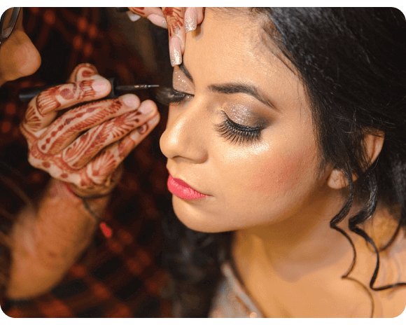 Image showcasing the stunning work of a makeup artist.